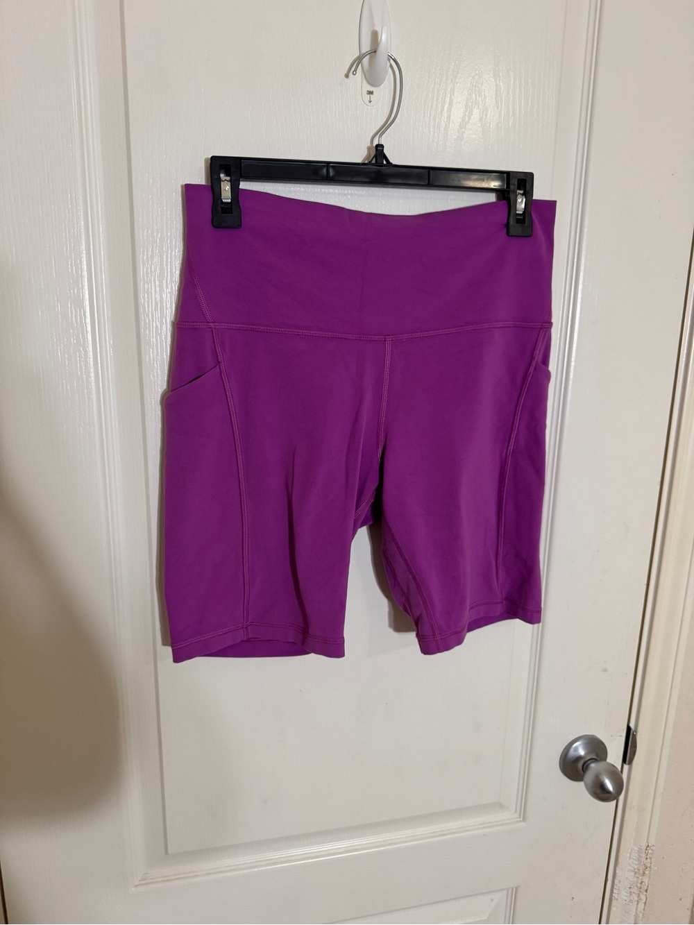Lululemon Align High Rise Shorts Pockets Size 10 Purple Plum Nulu 8"